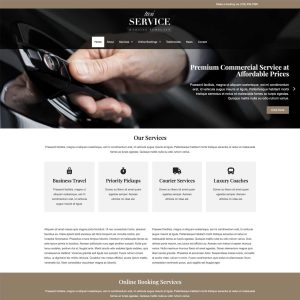 Taxi Service Website Template