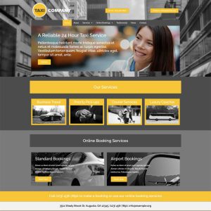 Taxi Cab Website Template