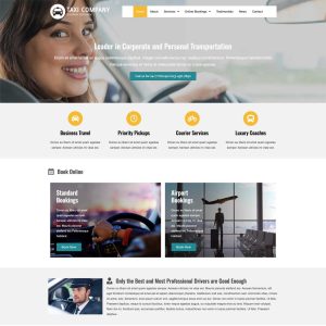 Taxi Company Website Template