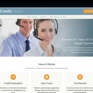 Credit Repair Framer Website Template